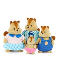 Lil Woodzeez - The Scamperscoot Chipmunk Family Mini Toy Animals