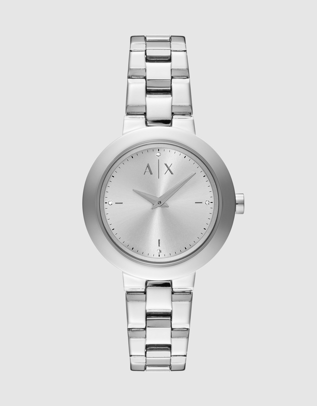 Armani Exchange - Silver Tone Analogue Watch