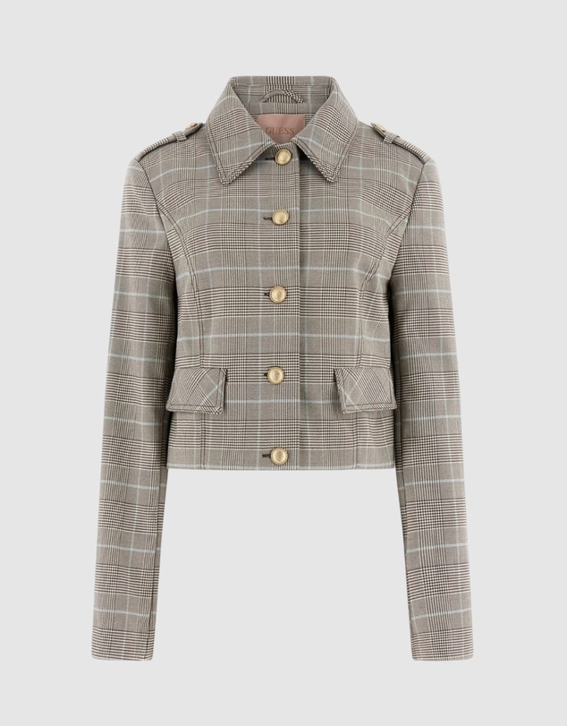 GUESS - Geraldine Checked Jacket