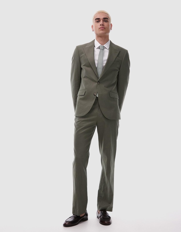 Topman - Straight Suit Trousers