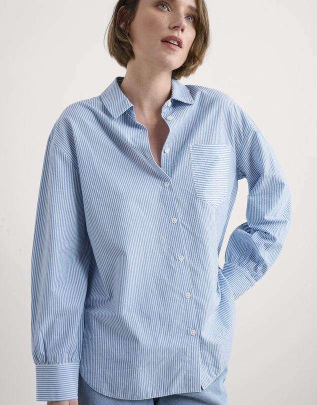 Seasalt - Seasalt Cornwall Blue Sea Path Shirt