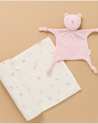 Purebaby - Bunny Rug  & Snookie Gift Pack-Babies