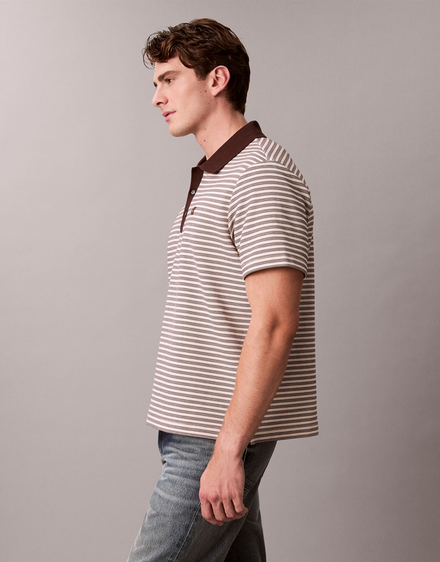 Calvin Klein - Ottoman Stripe Polo Shirt