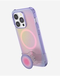 PopSockets - POPCASE MagSafe iPhone 14 Plus Protective Phone Case & Phone Grip Holder