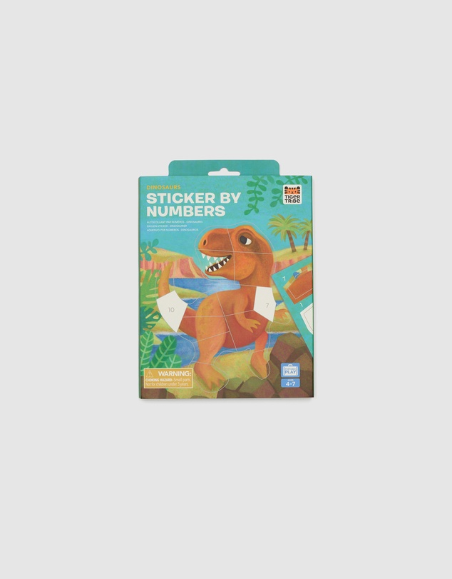 Seed Heritage - Tiger Tribe Sticker By Numbers Dinosaurs