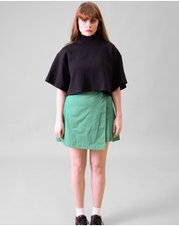 JAM The Label - Adaptive Cropped Neoprene Zip Pullover