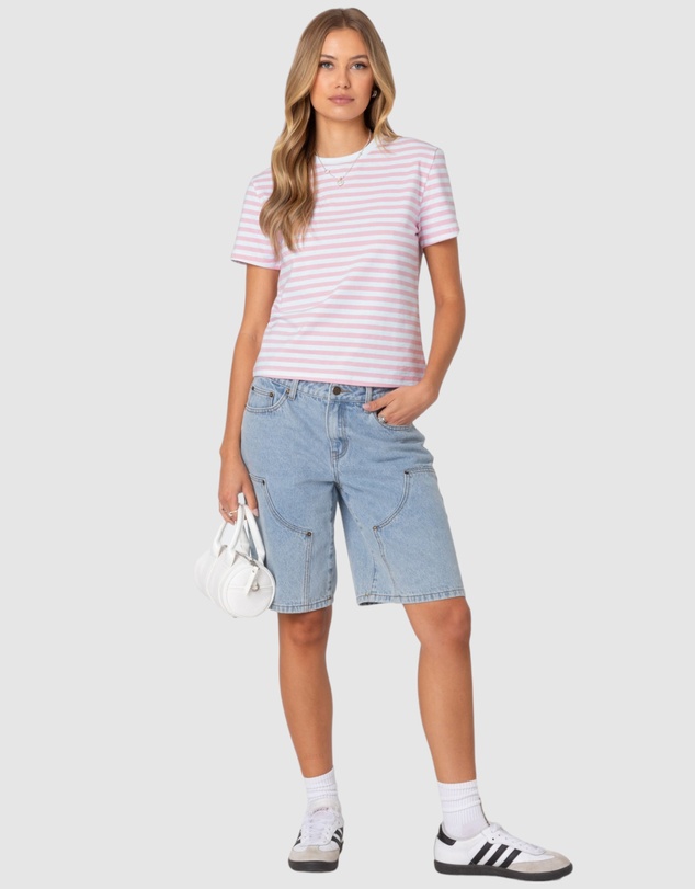 EDIKTED - Callahan Striped T Shirt