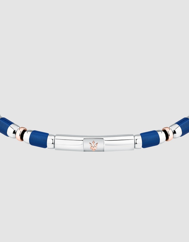 Maserati - Maserati Men's Iconic Agate Blue Bracelet