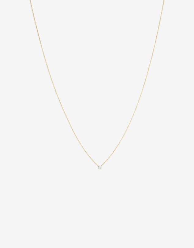 Michael Hill - Mini Diamond Solitaire Necklace in 10kt Yellow Gold