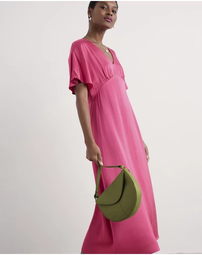 Seasalt - Seasalt Cornwall Pink Evenglow Satin Dress