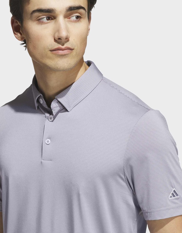adidas Performance - ULTIMATE365+ PENCIL STRIPE CLIMACOOL POLO SHIRT Mens