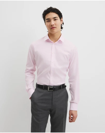 Country Road - Slim Fit Textured Travel Shirt