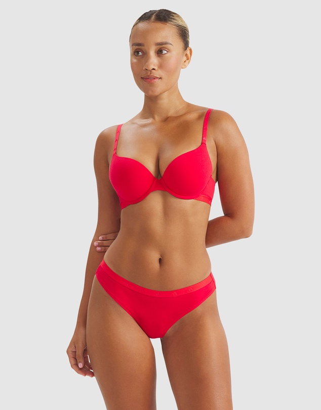adidas Sportswear - 3 Pack Active Essentials Cotton Low Rise Thong Underwear
