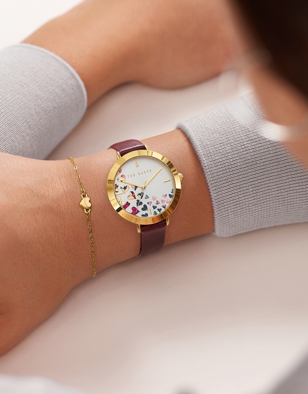 Ted Baker - Ammy Iconic 34mm Brown Leather Watch