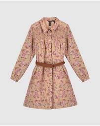NONO - Milau Floral Dress with Belt - Kids-Teens