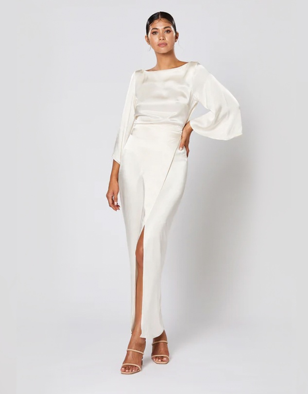 Winona - Cinta Dress Pearl