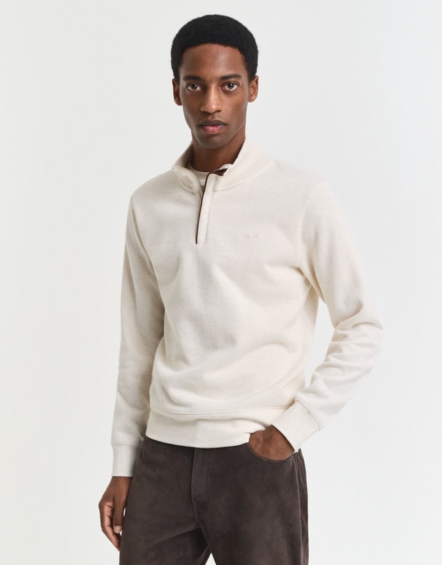 Gant - Sacker Rib Half-Zip Sweatshirt