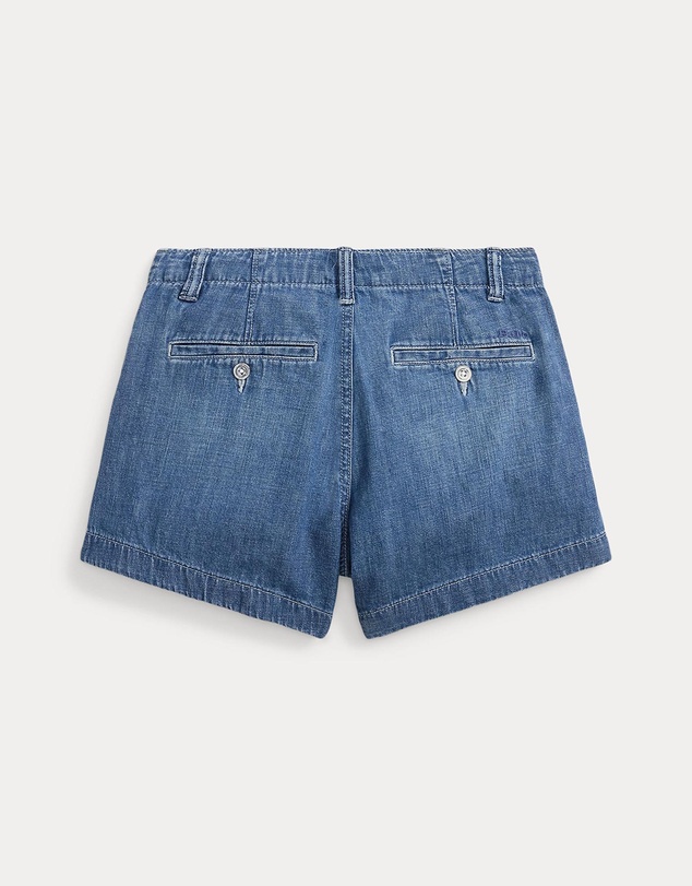 Polo Ralph Lauren - Indigo Cotton Denim Shorts - Teens