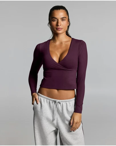 Rockwear - Base One Cross Front Long Sleeve Top