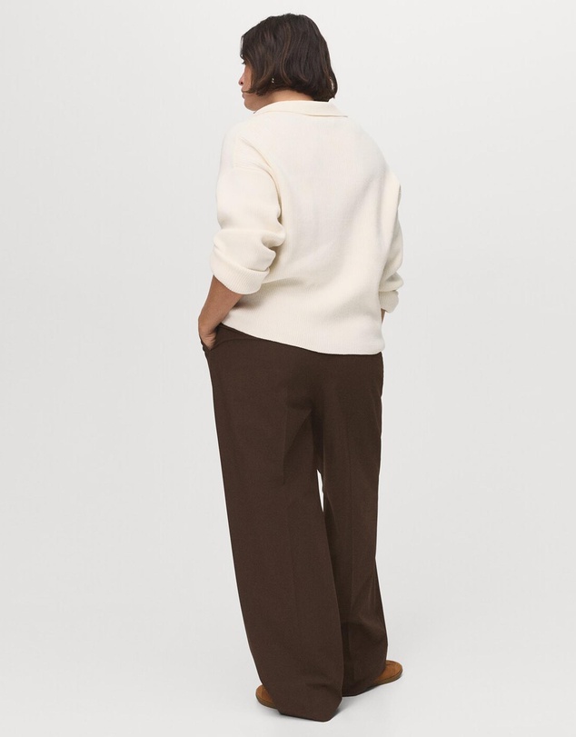 M.N.G - Low-Rise Wide-Leg Trousers
