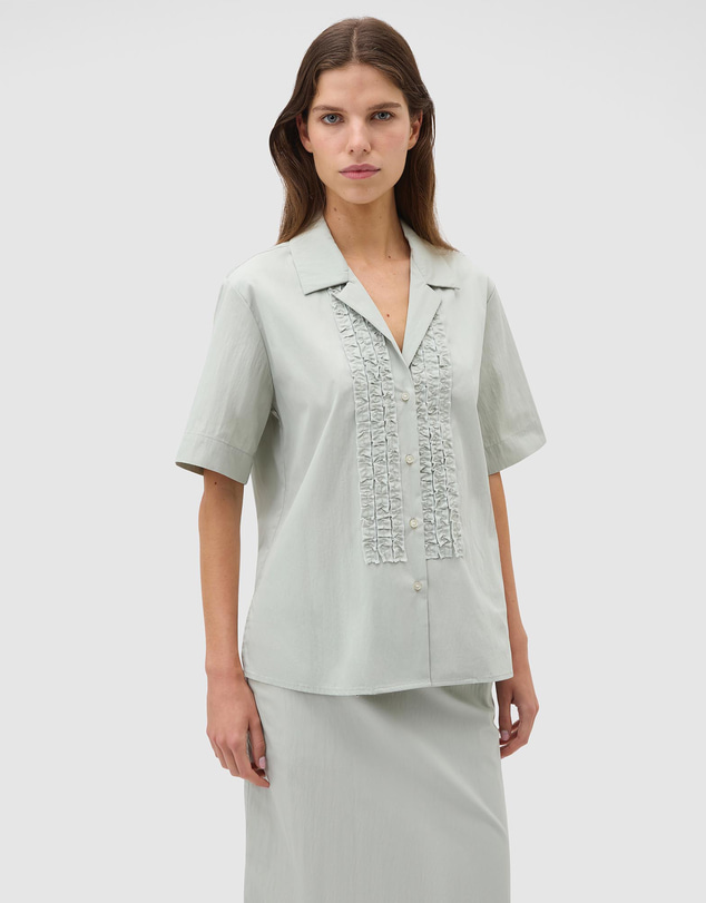 Oroton - Posy Ruffle Shirt