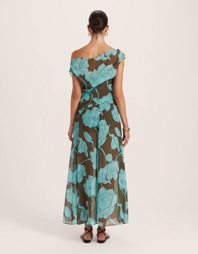 SABA - Verdisa Silk Maxi Skirt
