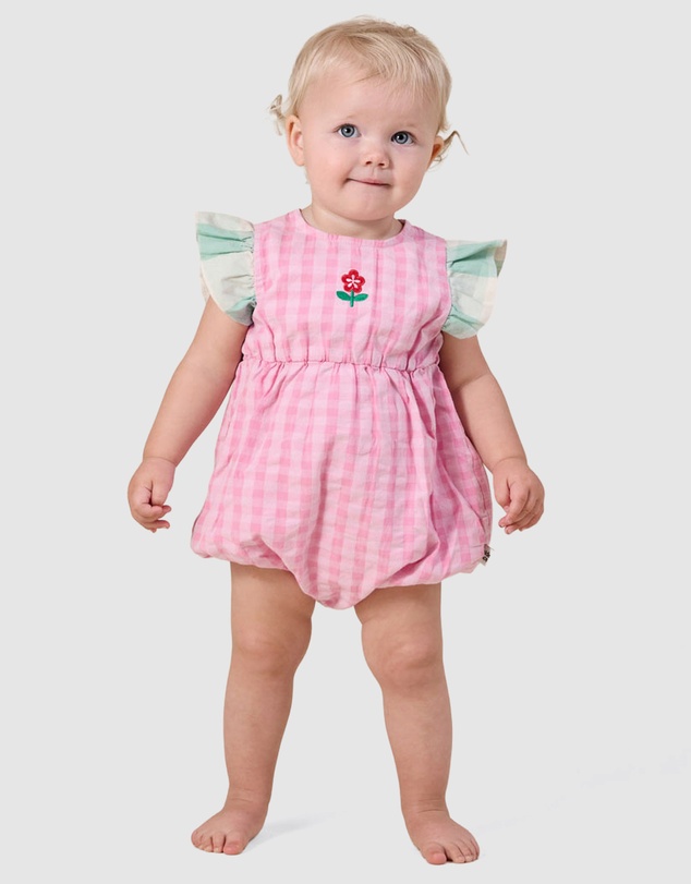 Goldie + Ace - Gingham Lani Romper - Babies