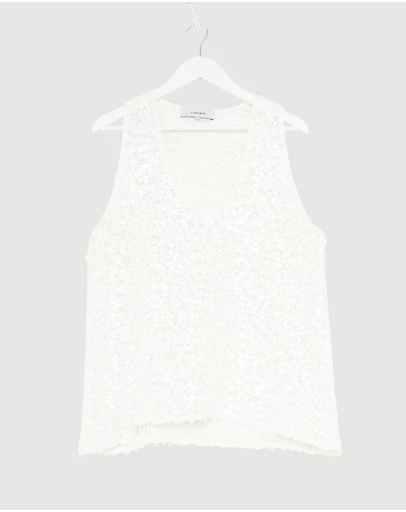 Revibe - Repaired Lover Claudia Sequin Scoop Neck Cami - AU 16