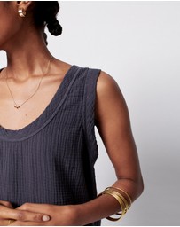 Faherty - Dream Cotton Gauze Scoop Tank