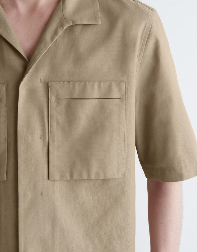 COS - Textured-Cotton Utility Shirt