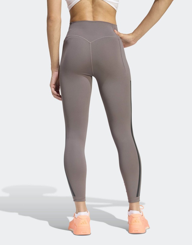 adidas Performance - Optime Workout 3-Stripes 7/8 Leggings Womens