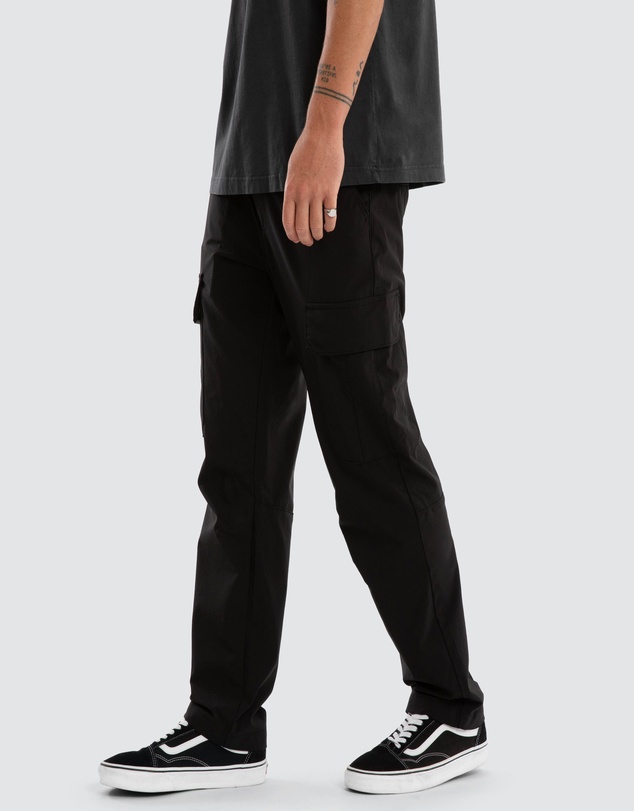 Nena & Pasadena - Delta Elastic Waist Nylon Cargo Pant