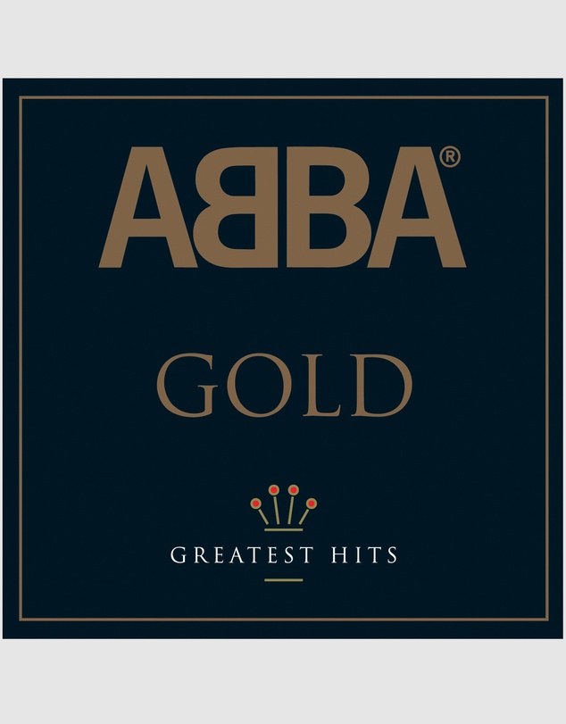 Universal Music - Crosley Record Storage Crate & Abba Gold - Double Vinyl Album Bundle