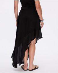 Minima Esenciales - Lucy Asymmetrical Midi Skirt