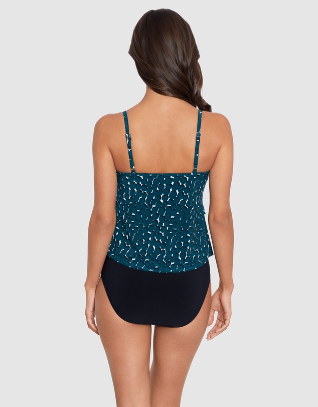 Magicsuit - Shadow Dot Rita Tiered Soft Cup Tankini Top