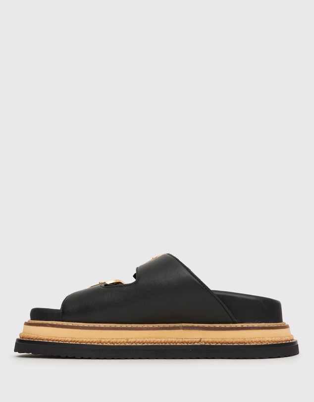 Betts - Harland Leather Flatform Slides