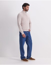 Sportscraft - Merino Quarter Zip Knit