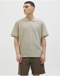 Jack & Jones - Austin Zip SS Polo