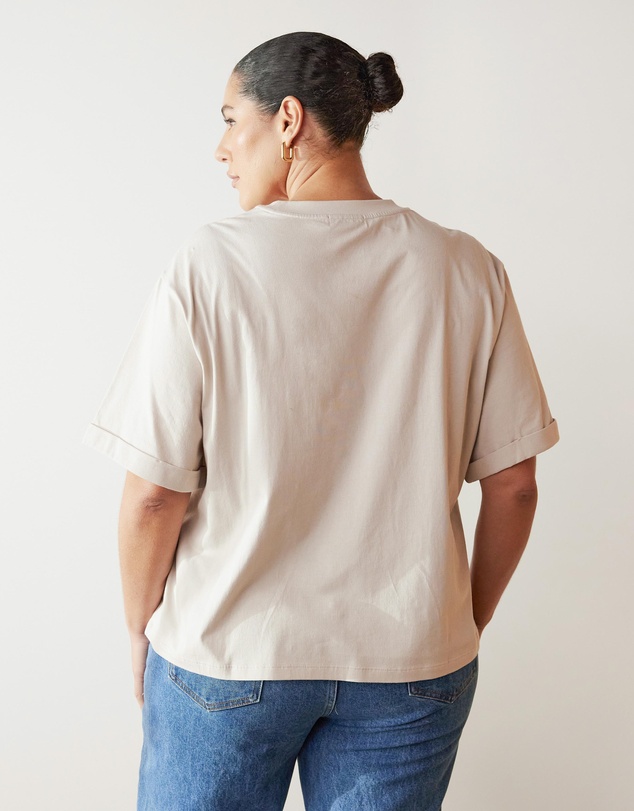 Atmos&Here Curvy - Organic Cotton Boyfriend Pocket Tee