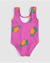 Bobo Choses - Tangerine All Over Swimsuit - Babies