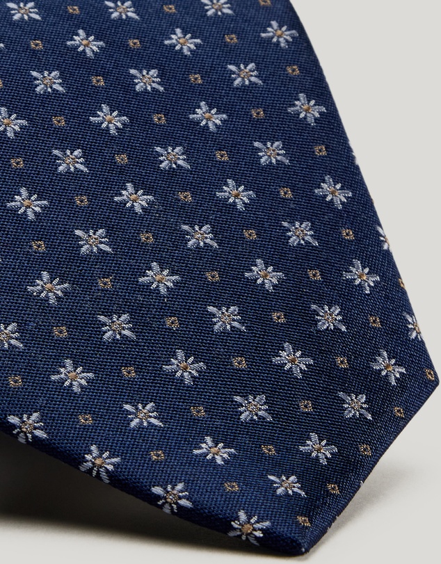 Politix - Geo Jacquard Silk Tie