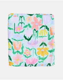 Kip&Co - Popping Flowers Bamboo Swaddle - Babies