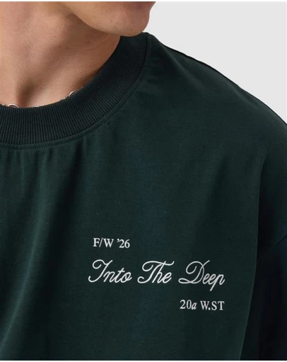 Zanerobe - Keychain Flow Crop Tee Forest
