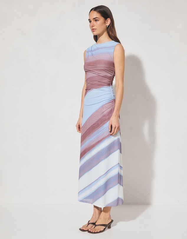 MON RENN - Chroma Asymmetric Dress