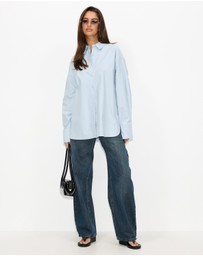 Dazie - Oxford Cotton Oversized Shirt
