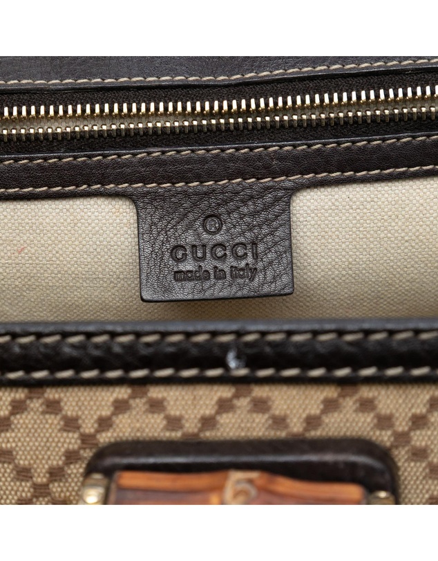 Pre-Loved by Azura Reborn - Pre-Loved Medium Diamante Canvas New Bamboo Satchel