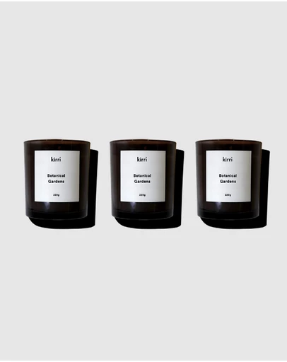 Kirri by Scent Australia Home - Botanical Gardens Candle (220g) Trio