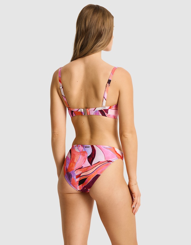 Sea Level Australia - Neon Wave Cross Front Moulded Underwire Bra