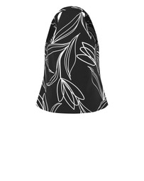 City Chic - Shania Bloom Print Cowl Neck Top