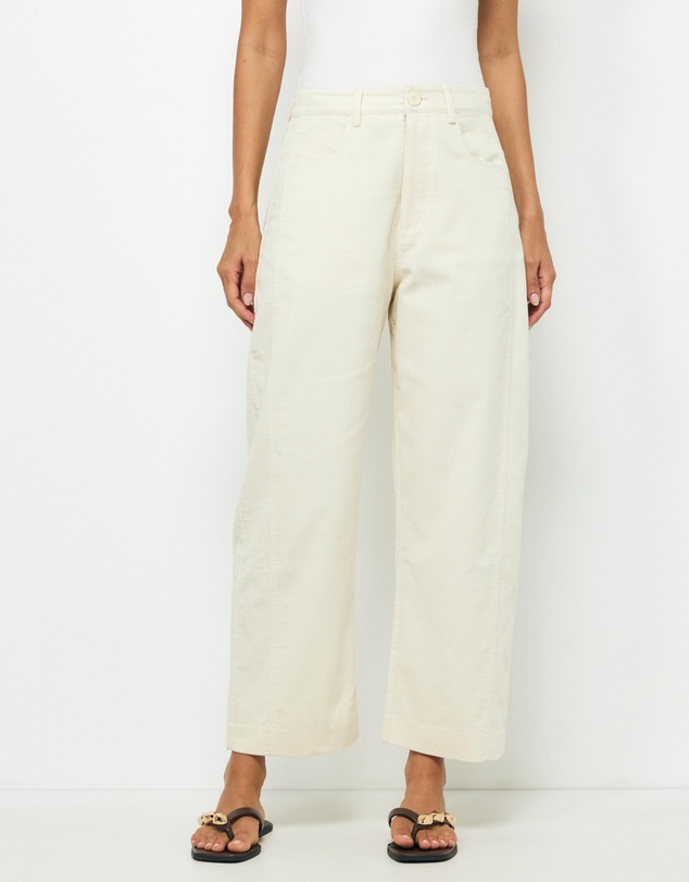 AERE - Nara Corduroy Barrel Leg Pants